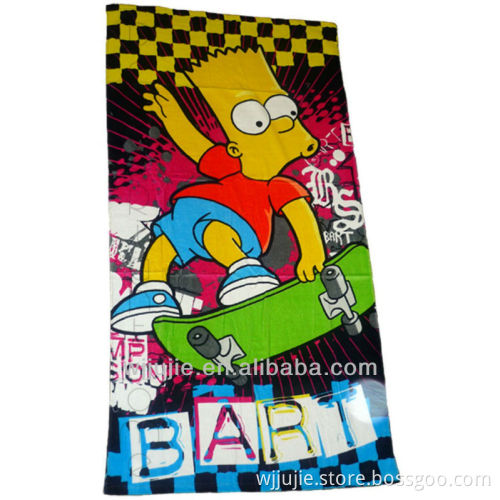 microfiber suede printing beach towel